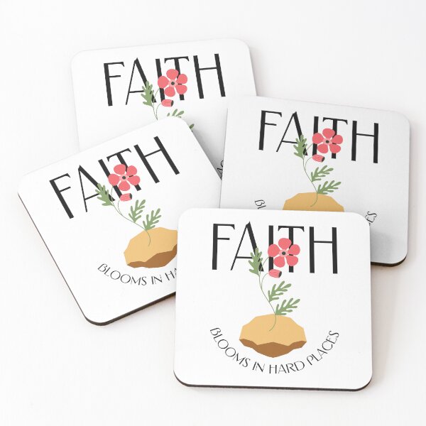 Item preview, Faith Blooms in Hard Places Christian Flower designed and sold by Sachie's Studio.
