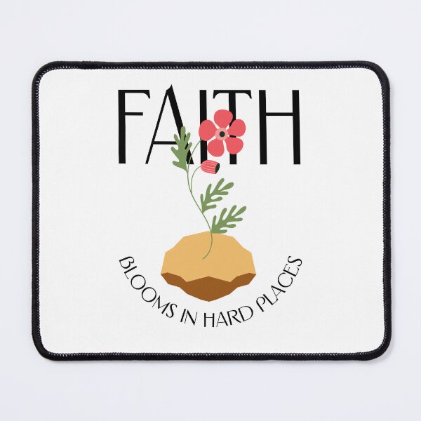 Item preview, Faith Blooms in Hard Places Christian Flower designed and sold by Sachie's Studio.
