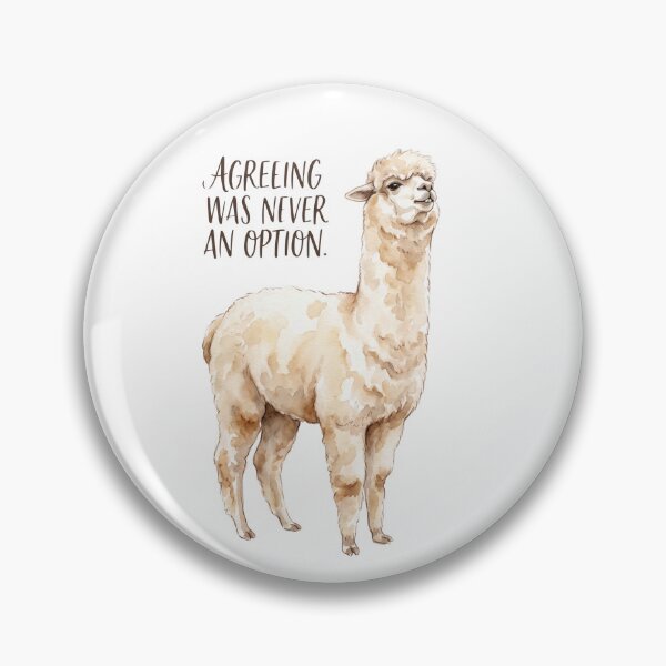Item preview, Sassy Llama Stare Attitude designed and sold by Tiffany Roy.