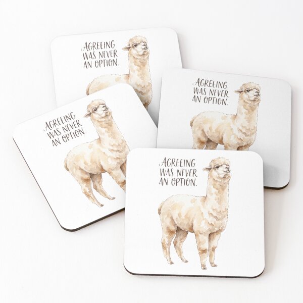 Item preview, Sassy Llama Stare Attitude designed and sold by Tiffany Roy.