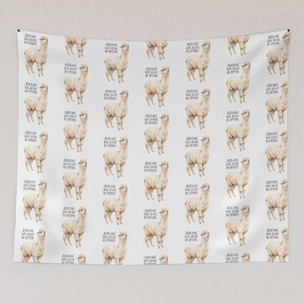 Item preview, Sassy Llama Stare Attitude designed and sold by Tiffany Roy.