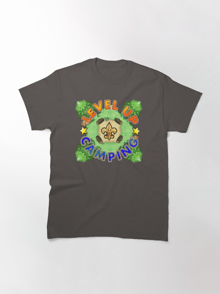 Thumbnail 3 of 7, Classic T-Shirt, Level Up Camping designed and sold by cdavenport4.