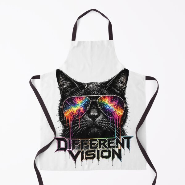 Item preview, Different Vision Cool Rocker Cat Neon Sunglasses designed and sold by VisualVerseLab.