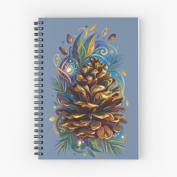 Item preview, Pine Cone Alone Colorful designed and sold by Azadi-Tree.