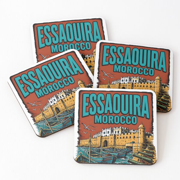 Item preview, Essaouira Morocco Vintage Travel Tourism designed and sold by TravelersGems.
