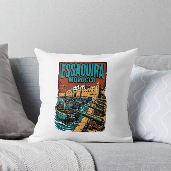 Item preview, Essaouira Morocco Vintage Travel Tourism designed and sold by TravelersGems.
