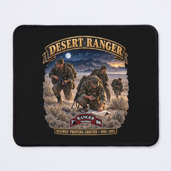 Item preview, Desert Ranger - 7th Ranger Battalion - Training - Dugway Proving Ground - 1985-1991 - 3D - Enhanced designed and sold by Military Insignia Products.