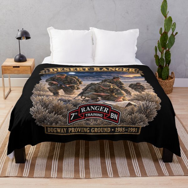 Item preview, Desert Ranger - 7th Ranger Battalion - Training - Dugway Proving Ground - 1985-1991 - 3D - Enhanced designed and sold by Military Insignia Products.