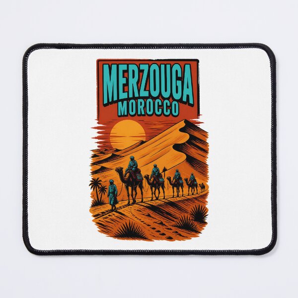 Item preview, Merzouga Morocco Vintage Travel Tourism designed and sold by TravelersGems.