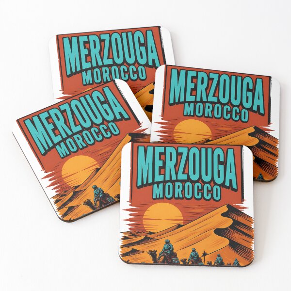 Item preview, Merzouga Morocco Vintage Travel Tourism designed and sold by TravelersGems.