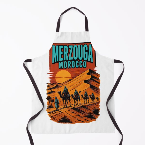 Item preview, Merzouga Morocco Vintage Travel Tourism designed and sold by TravelersGems.