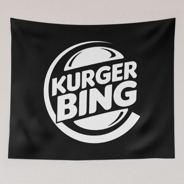 Item preview, Kurger Bing Burger King Parody Logo designed and sold by lightylegal.