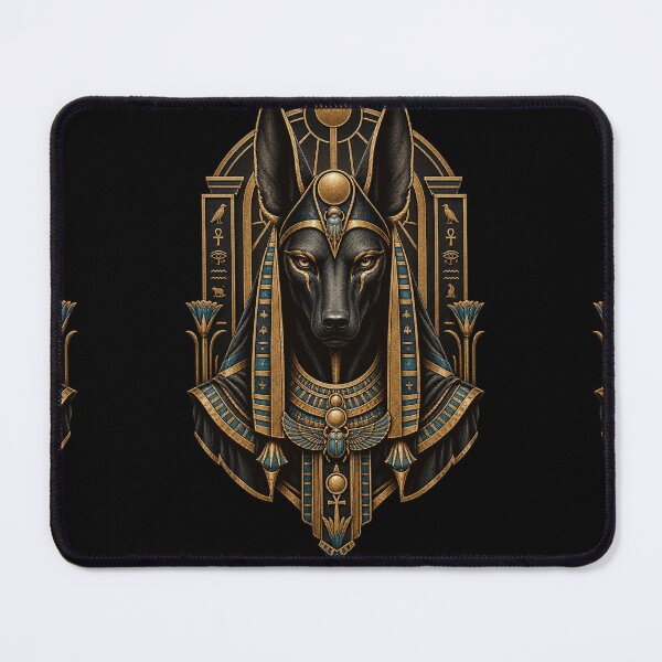 Item preview, Anubis Egyptian Guardian Dark Gothic Art designed and sold by AnadAA.