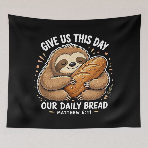 Item preview, Matthew 6:11 Give Us This Day Our Daily Bread designed and sold by plushism.