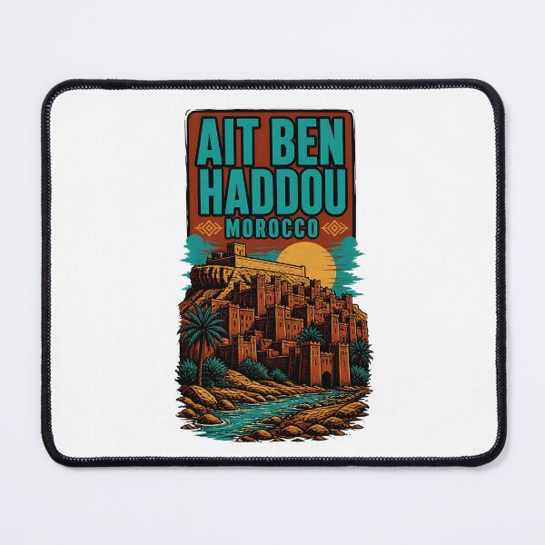 Item preview, Ait Ben Haddou Morocco Vintage Travel Tourism designed and sold by TravelersGems.
