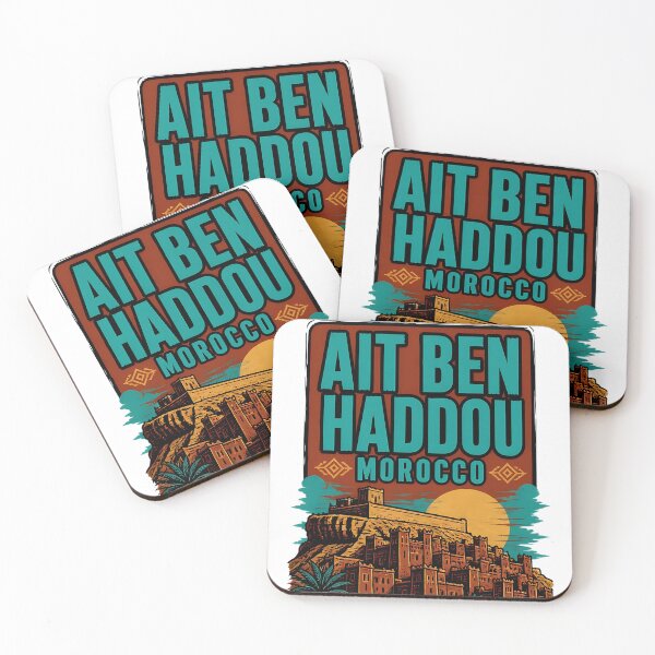 Item preview, Ait Ben Haddou Morocco Vintage Travel Tourism designed and sold by TravelersGems.