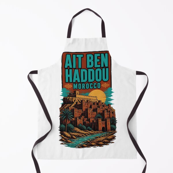 Item preview, Ait Ben Haddou Morocco Vintage Travel Tourism designed and sold by TravelersGems.