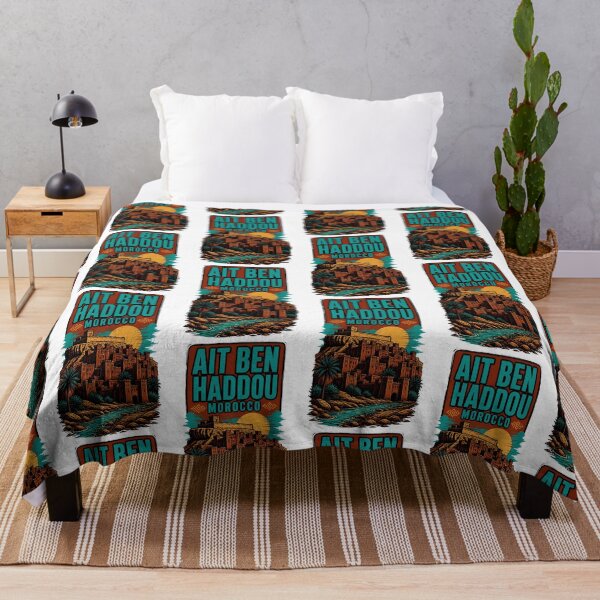 Item preview, Ait Ben Haddou Morocco Vintage Travel Tourism designed and sold by TravelersGems.