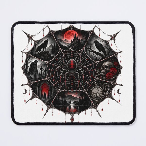 Item preview, Gothic Spiderweb – Dark Macabre Horror Art designed and sold by TOMSZE.