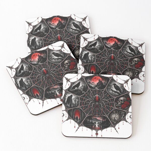 Item preview, Gothic Spiderweb – Dark Macabre Horror Art designed and sold by TOMSZE.