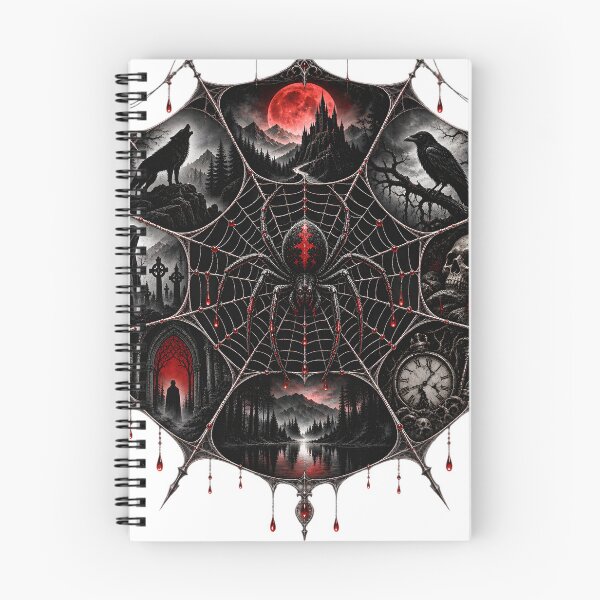 Item preview, Gothic Spiderweb – Dark Macabre Horror Art designed and sold by TOMSZE.