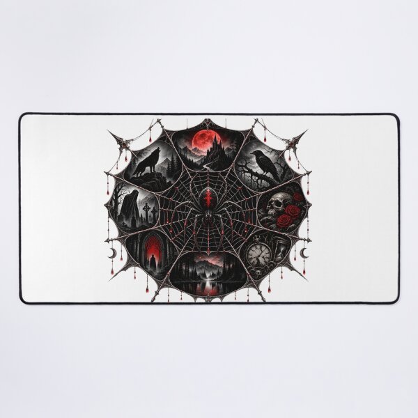 Item preview, Gothic Spiderweb – Dark Macabre Horror Art designed and sold by TOMSZE.