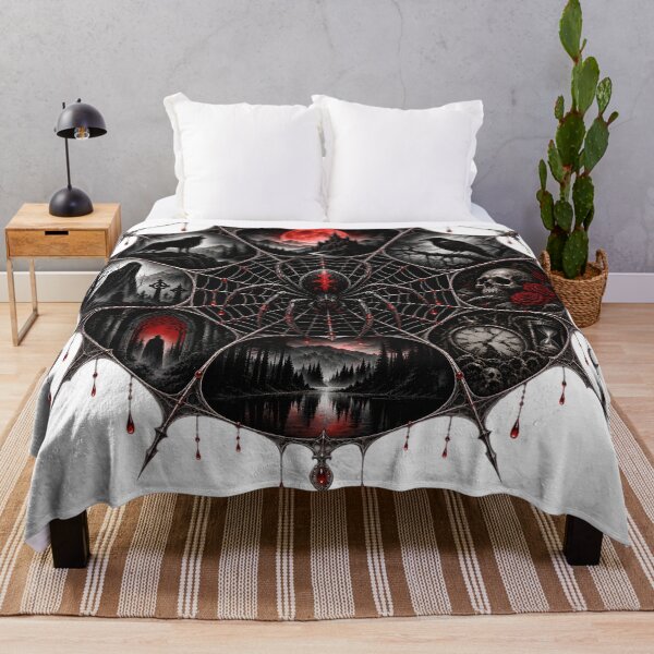 Item preview, Gothic Spiderweb – Dark Macabre Horror Art designed and sold by TOMSZE.