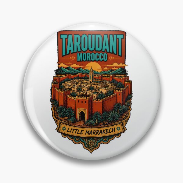 Item preview, Taroudant Morocco Vintage Travel Tourism designed and sold by TravelersGems.