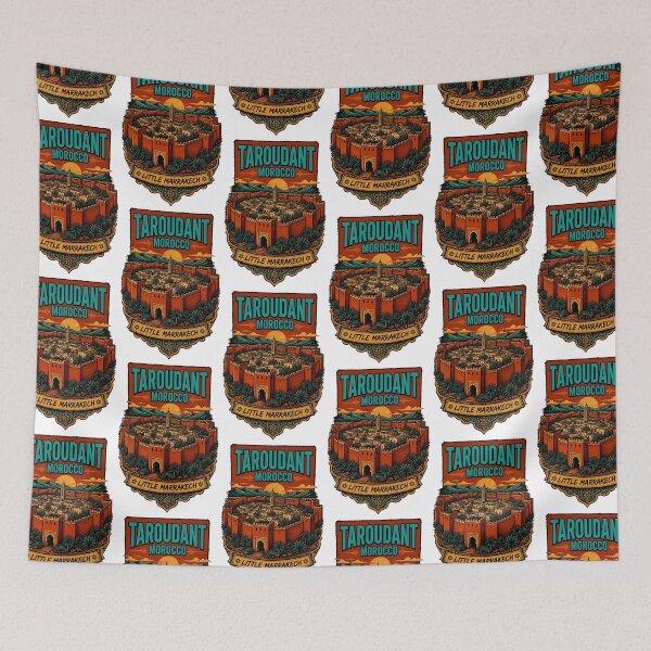 Item preview, Taroudant Morocco Vintage Travel Tourism designed and sold by TravelersGems.