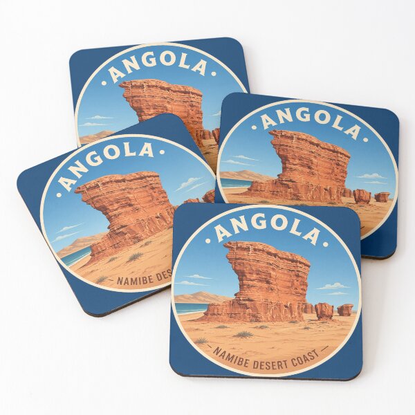 Item preview, Costa do Namibe — Angola Formações Rochosas do Deserto designed and sold by The Digital Compass.