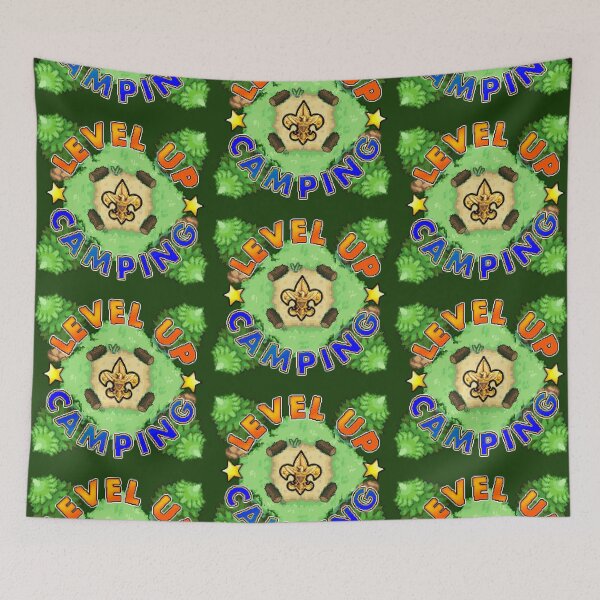 Item preview, Level Up Camping designed and sold by Charles Davenport.