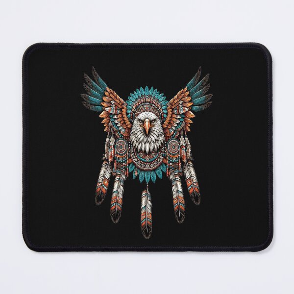 Item preview, EAGLE, SACRED SYMBOL, SOUTHWESTERN ART, FEATHERS WINGS, WEST designed and sold by classic car craze.
