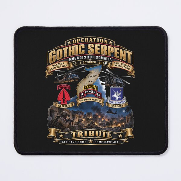 Item preview, Operation Gothic Serpent - Mogadishi, Somalia - 3-6 Oct 1993 Tribute - 3D - Enhanced designed and sold by Military Insignia Products.