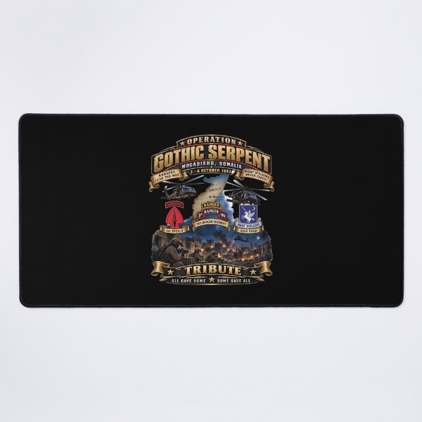 Item preview, Operation Gothic Serpent - Mogadishi, Somalia - 3-6 Oct 1993 Tribute - 3D - Enhanced designed and sold by Military Insignia Products.