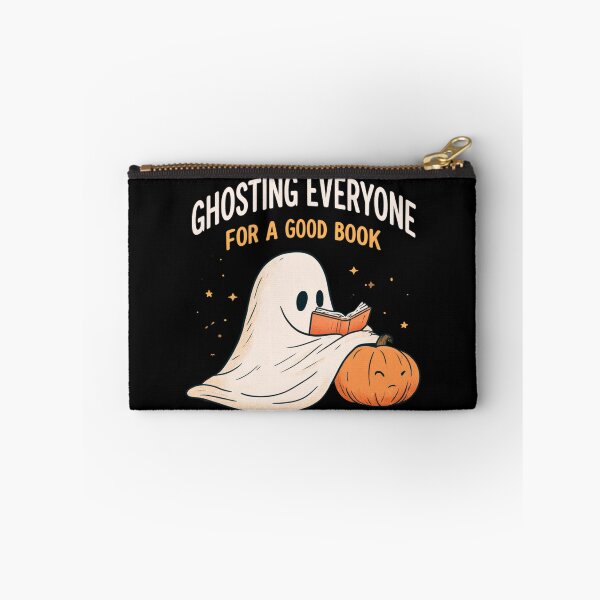 Item preview, Ghosting Everyone for a Good Book – Cute Halloween Ghost Reading designed and sold by AceEye.