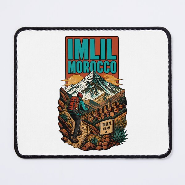 Item preview, Imlil Morocco Vintage Travel Tourism designed and sold by TravelersGems.