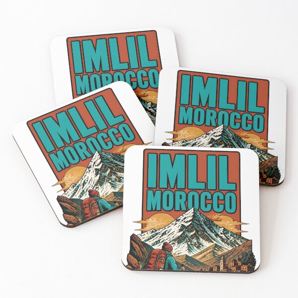 Item preview, Imlil Morocco Vintage Travel Tourism designed and sold by TravelersGems.