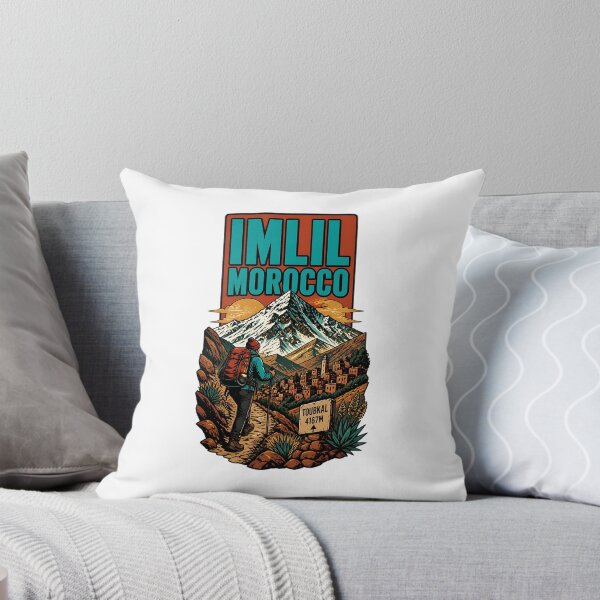 Item preview, Imlil Morocco Vintage Travel Tourism designed and sold by TravelersGems.