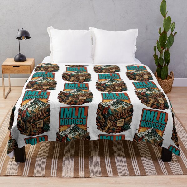 Item preview, Imlil Morocco Vintage Travel Tourism designed and sold by TravelersGems.