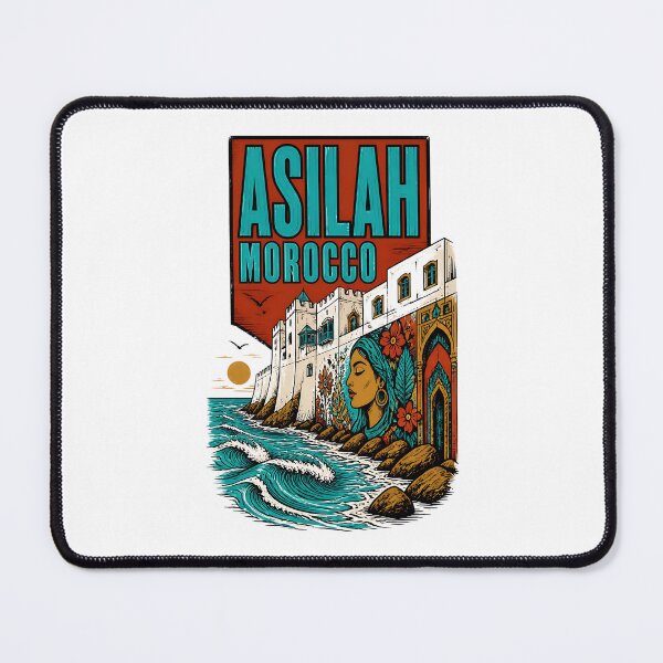 Item preview, Asilah Morocco Vintage Travel Tourism designed and sold by TravelersGems.