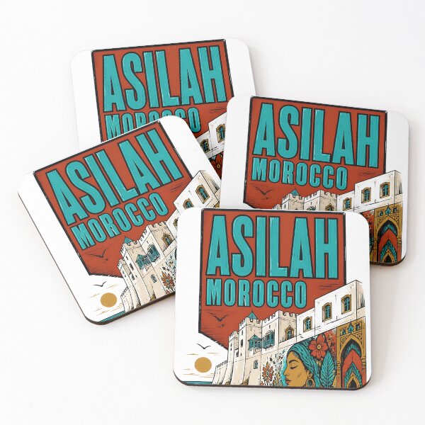Item preview, Asilah Morocco Vintage Travel Tourism designed and sold by TravelersGems.