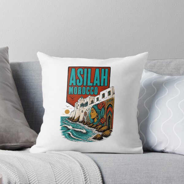 Item preview, Asilah Morocco Vintage Travel Tourism designed and sold by TravelersGems.