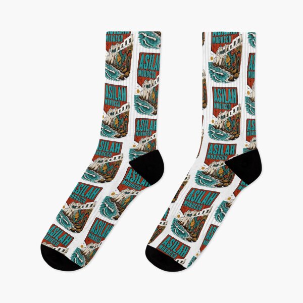 Item preview, Asilah Morocco Vintage Travel Tourism designed and sold by TravelersGems.