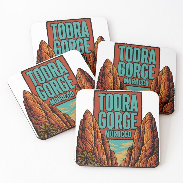 Item preview, Todra Gorge Morocco Vintage Travel Tourism designed and sold by TravelersGems.