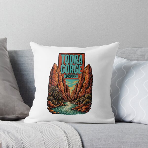 Item preview, Todra Gorge Morocco Vintage Travel Tourism designed and sold by TravelersGems.