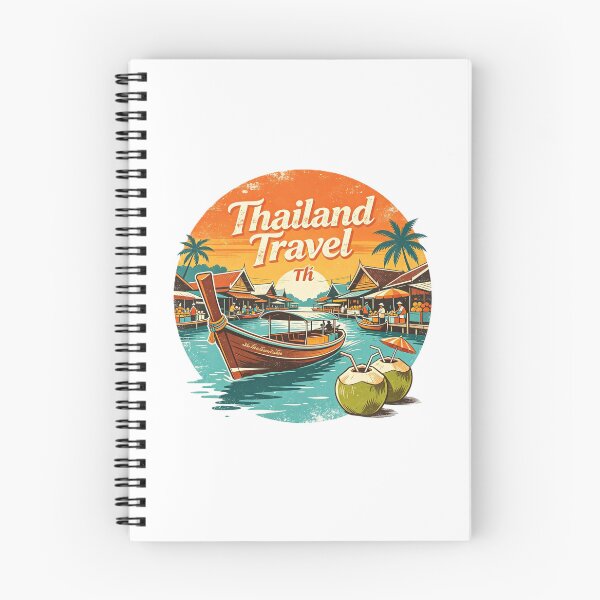 Item preview, Thailand – Floating Market Travel Art designed and sold by VladisWorld.