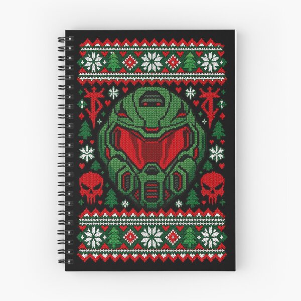 Item preview, Doom Slayer Ugly Christmas Sweater designed and sold by Gabriela Mihai.
