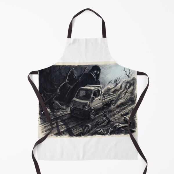 Item preview, Grim Reaper Kei Truck Halloween Horror Art designed and sold by redkat-4.
