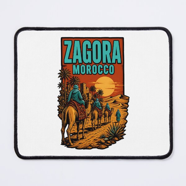Item preview, Zagora Morocco Vintage Travel Tourism designed and sold by TravelersGems.