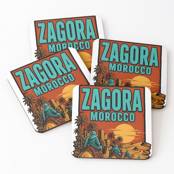 Item preview, Zagora Morocco Vintage Travel Tourism designed and sold by TravelersGems.